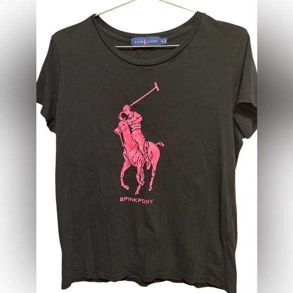 Ralph Lauren Tops - Ralph Lauren‎ womens size XL PINK PONY  tee